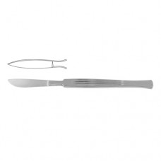Dissecting Knife / Opreating Knife With Metal Handle Stainless Steel, 16 cm - 6 1/4" Blade Size 40 mm